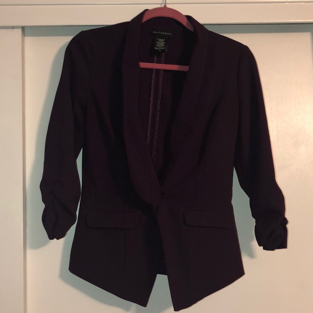 Purple blazer